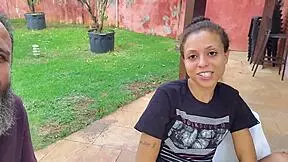 Weekend fucking hot brazilian latinas polly petrova and rachell miranda with higor negrao and big bambu outdoors.