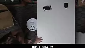 i busted two hot teen 18+ stepsisters jojo kiss and rylee renee getting fucked by security guard after shoplifting