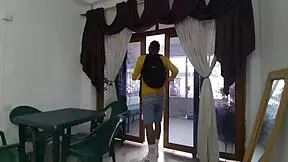 Young girl gives great blow job