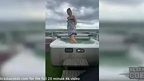 Man, the sauna’s my spot for jillin’ off, ya know, Amelia Miller!