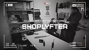 Feeling terrified as the officer gropes my small tits in the office