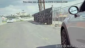 Blonde Slut Khloe Deepthroats Monster Cock