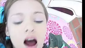 Selina 18 explores her teen body in lesbian encounter