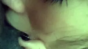 eva yi performs throat training with black dick