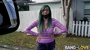 Savannah Siren, the Waitress, Earns a Massive Cumshot Tip Riding Hard on the Bus