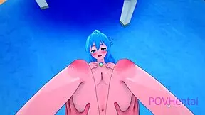 Konosuba Parody Shows Aqua in Wild Hentai Action