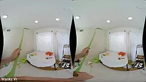 i got a gaping pussy from the painter's big cock in this hardcore pov