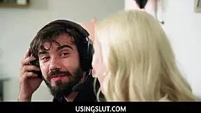 Lilith moaningstar gets freeused by boyfriend in kitchen while kay lovely watches.