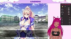 Vtuber Lewdneko Plays Harem King