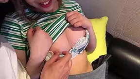 miki's homemade session with big tits and playful touches