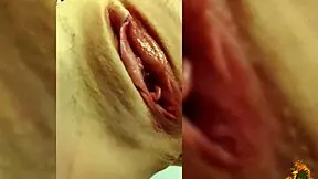 Big Boobs Babe Uses Dildo in Homemade Sensual Session with Stockings