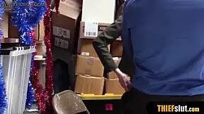 Cute Redhead Teen Shoplifter Gets Rough Fucked