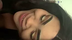 Latina teen takes big cock