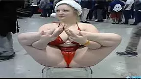 Chubby Blonde Piggy Con Big Booty Pawg