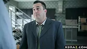 Sexy Teen 18+ Becomes New CEO and Craves a Huge Shaft