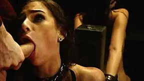 Wife dominates two youthful sluts Sydney Cole and Olivia Lua 😈