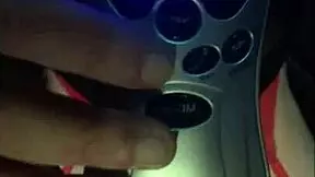 Bisexual crossdresser Mark Wright zaps himself with electro on max power! ⚡