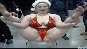 Chubby Blonde Piggy Con Big Booty Pawg