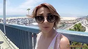 Teen gets booty spanked before riding monster cock hard