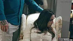 This cute stepsister is getting conditioned as a cock slut with blowjobs, doggy, and rough ass play