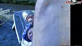 Skinny French Amateur Teen Gets Assfucked Outdoors Hard!