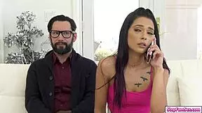 I throated that brunette deep and fucked hard