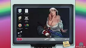 summertime saga teen 18+ rides monster dildo in masturbation session