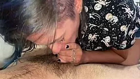 Latina teen reaches orgasm from sloppy blowjob