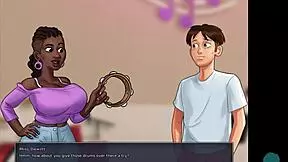 summertime saga 48 • cumming hard inside french teachers pussy