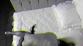 skinny married woman alone in couples bed with passionate encounter