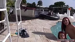 Milf punishes teen 18+ in group threesome