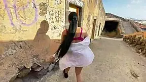 Latina Teen Touches Herself Outdoors While Boyfriend Records!