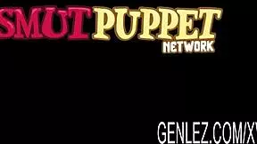 Angelic teens Jenny and Timea engage in lesbian oral and fingering