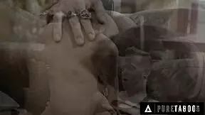 insecure petite asian gf with small tits bends over for big monster cock stepbro fuck to make boyfriend jealous