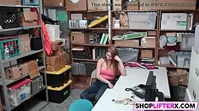 Big tits cutie skylar gets nailed for theft