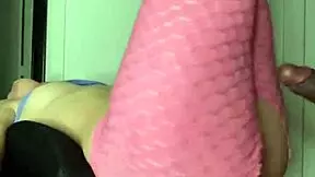 Big booty pawg slammed by huge black cock on table!