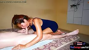 Can this amateur Asian teen 18+ handle a massage ending in deepthroat?