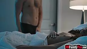 teen stepsister vanna bardot lets him fuck her all night as his bride