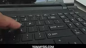 Yummysis hot teen 18+ stepsister riley star gives intense handjob and deepthroat in pov fucking until orgasm.