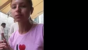 I’m in Croatia with a sexy blonde teen for homemade fun on webcam