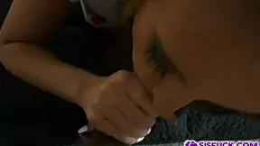 Horny teen Harley Jade loves stepbro's monster cock!