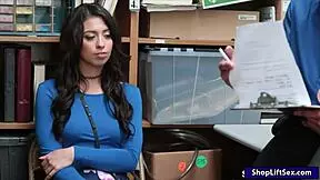 the shoplifter gets caught in the store