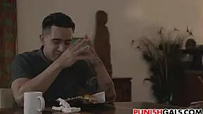 Sexy jamie marleigh gets roughly fucked in garage with spanking, deepthroat, and monster cock. 😈