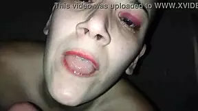 Rubia putita takes a creampie in her ass!