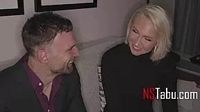 Petite blonde hotwife Bambi Barton enjoys a steamy session with friend Alex Legend.