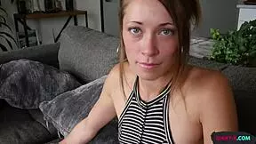 Stepsister Kirsten Lee Sucks And Rides Cock In Cowgirl, Kisses, Doggystyle, Making Her Cum Twice.