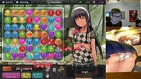 Getting into doggystyle with Tiffany from Huniepop, all nude and uncensored.