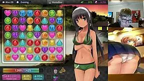 Getting into doggystyle with Tiffany from Huniepop, all nude and uncensored.