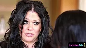 i'm a tiny lesbo beauty eatin pussy in a threesome with my girlfriend and friend