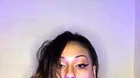 mia, suck that big dildo named big john like it's real!